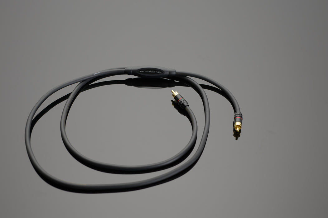 Transparent LINK RCA Phono | Câble d'interconnexion RCA pour table tournante