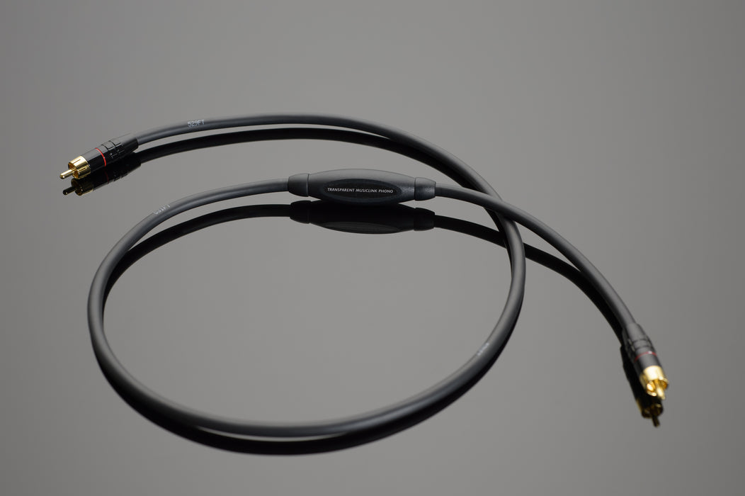 Transparent MUSICLINK RCA Phono | Câble d'interconnexion RCA pour table tournante