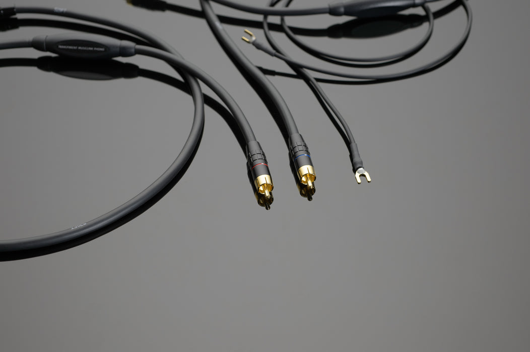 Transparent MUSICLINK RCA Phono | Câble d'interconnexion RCA pour table tournante