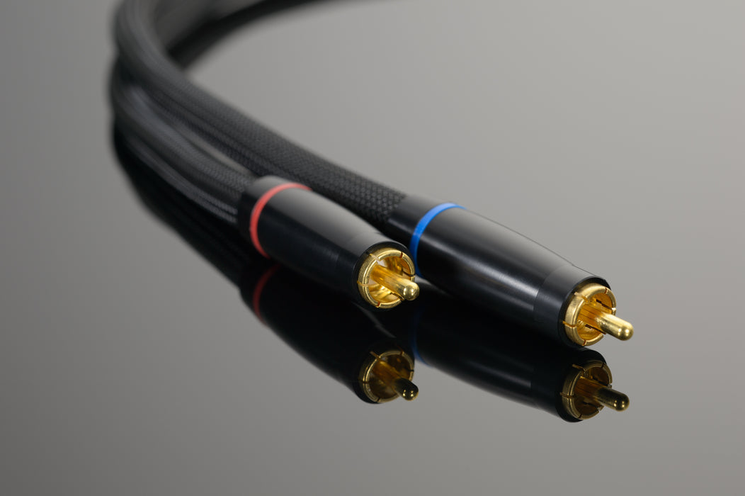 Transparent XL RCA Phono | Câble d'interconnexion RCA pour table tournante