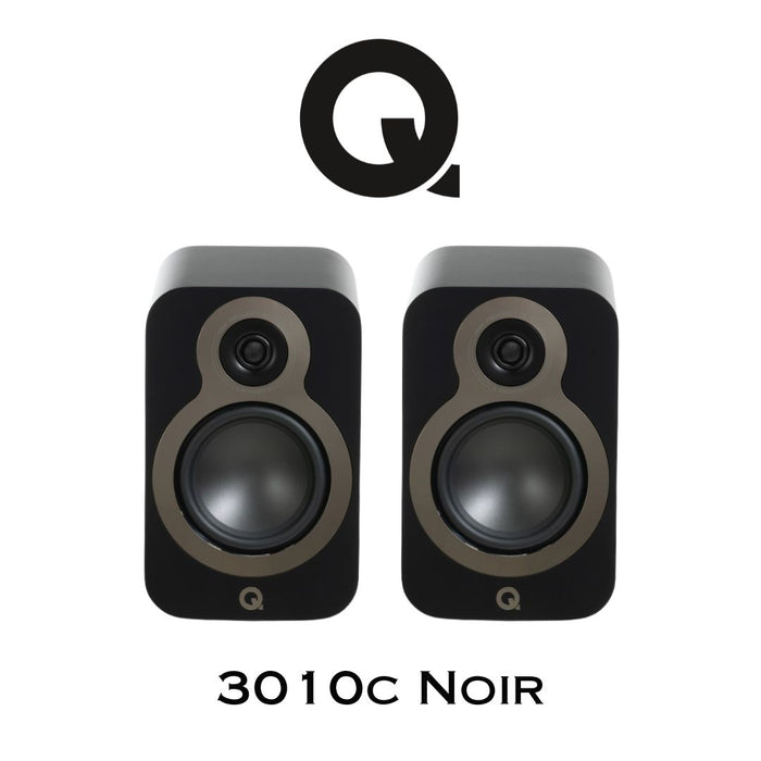 Q Acoustics 3010c | Enceintes d'étagère compact avec HP de basses de 4''