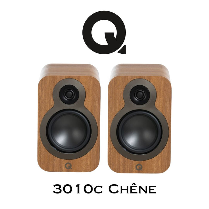 Q Acoustics 3010c | Enceintes d'étagère compact avec HP de basses de 4''