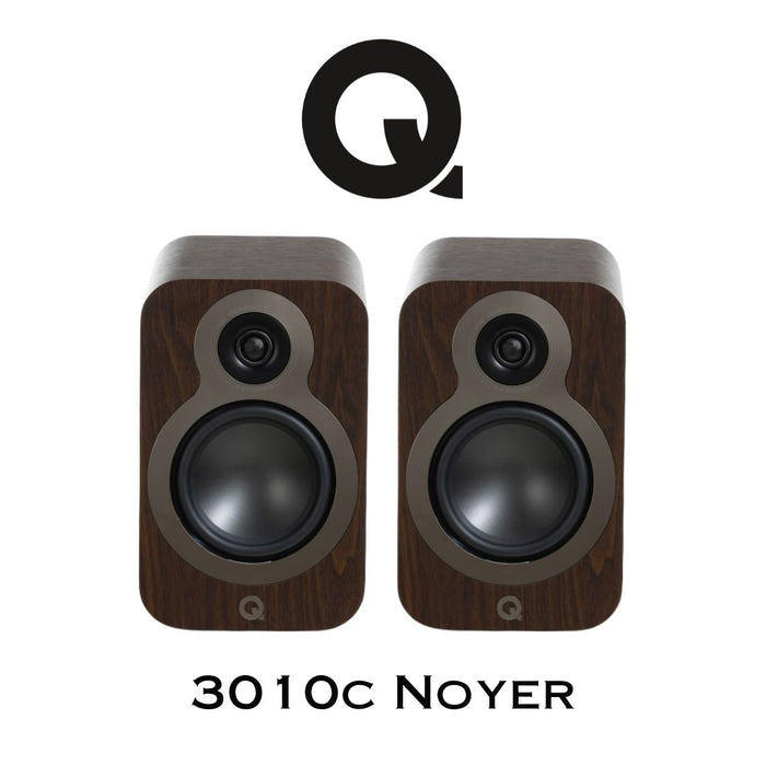 Q Acoustics 3010c | Enceintes d'étagère compact avec HP de basses de 4''