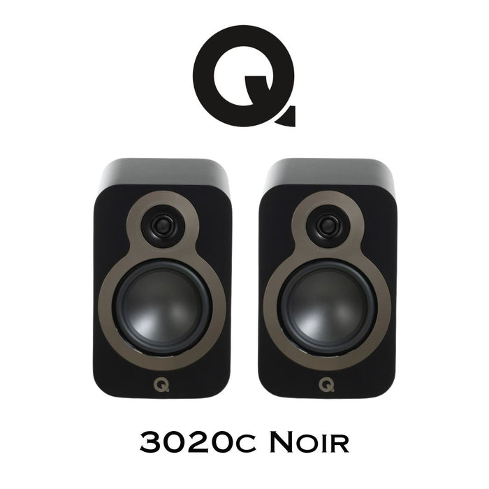 Q Acoustics 3020c | Enceintes d'étagère compact avec HP de basses de 4.75''