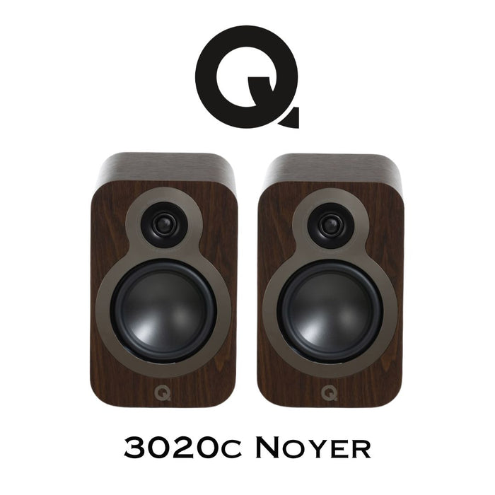 Q Acoustics 3020c | Enceintes d'étagère compact avec HP de basses de 4.75''