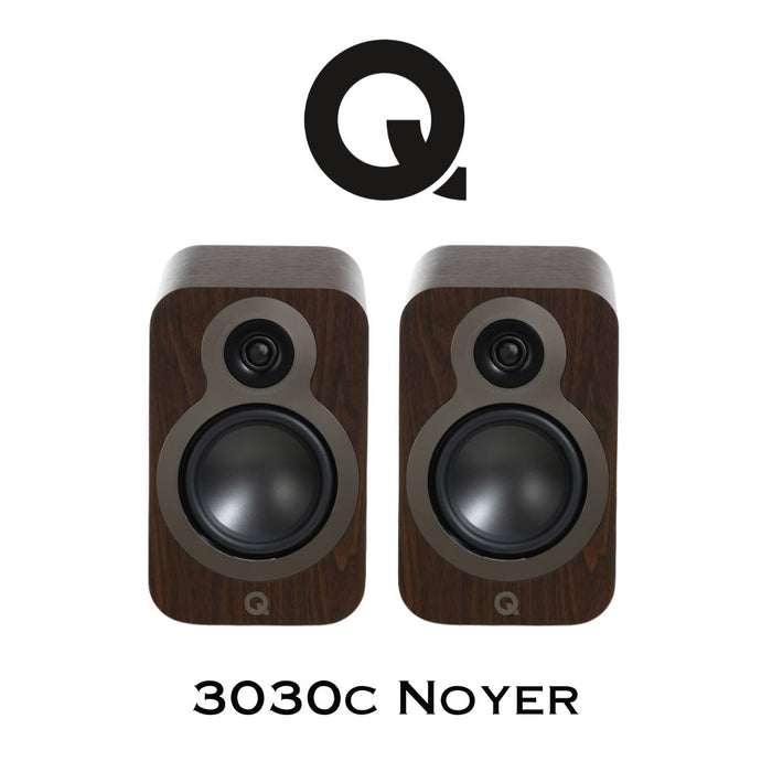 Q Acoustics 3030c | Enceintes d'étagère compact avec HP de basses de 5.5''