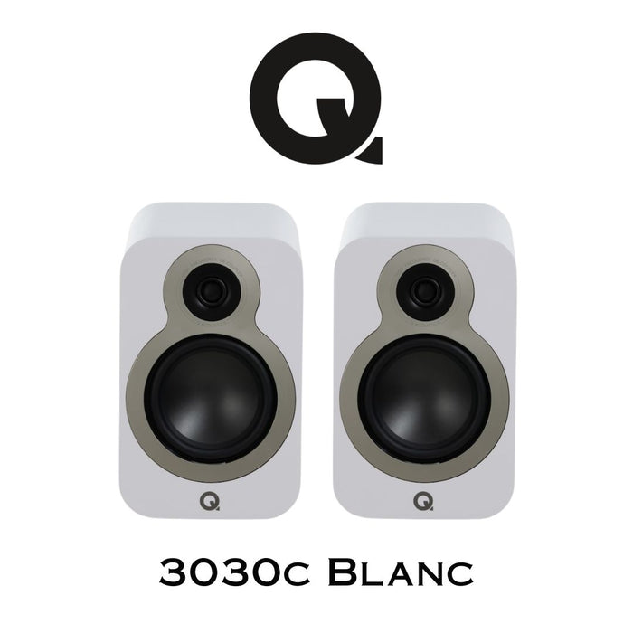 Q Acoustics 3030c | Enceintes d'étagère compact avec HP de basses de 5.5''