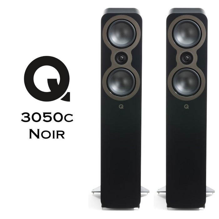 Q Acoustics 3050c | Enceintes colonne avec 2 HP de basses de 5.5''