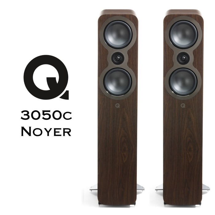 Q Acoustics 3050c | Enceintes colonne avec 2 HP de basses de 5.5''