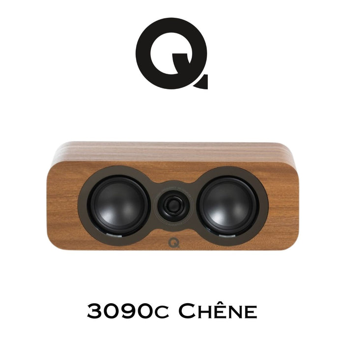 Q Acoustics 3090c | Enceinte centrale avec 2 x HP de basses de 5.5''