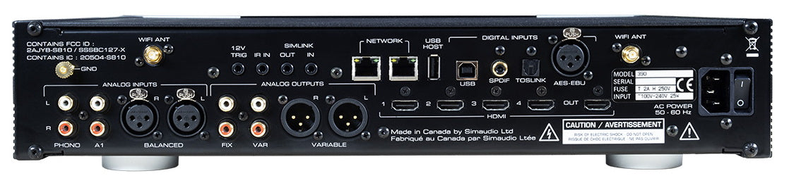 Moon 390 | Lecteur réseau et préamplificateur avec entrée HDMI (Occasion)