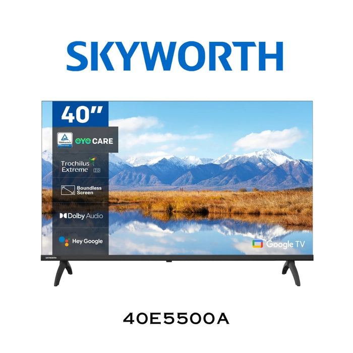 Skyworth 40E5500A | Téléviseur LED 1080p Full HD Google TV 40 pouces