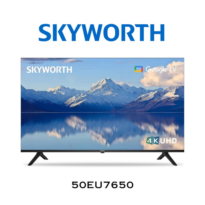 Skyworth 50UE7650 | Téléviseur intelligent Google TV 4K 50 pouces