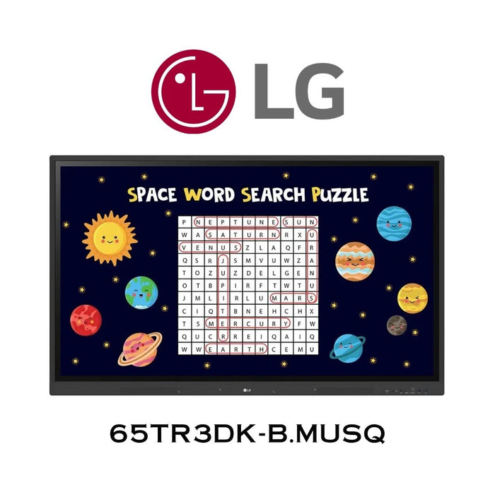 LG 65TR3DK-B.MUSQ | Écrans interactifs et tableaux blancs LG CreateBoard UHD 4K 65"