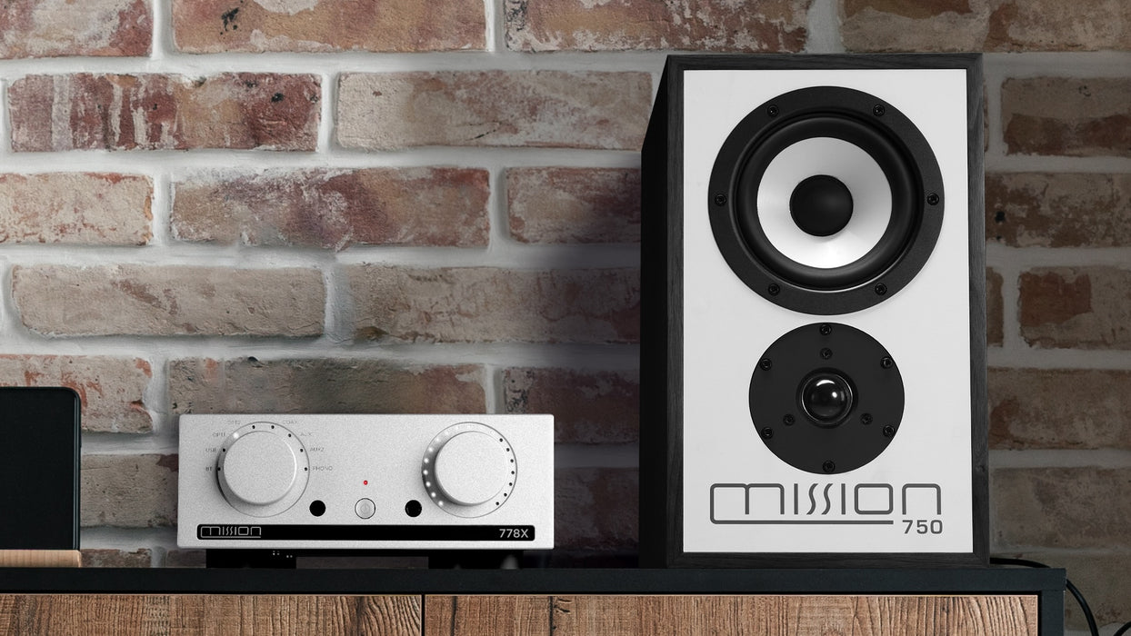 Mission 750 | Enceintes acoustiques 2 voies, style rétro, compactes