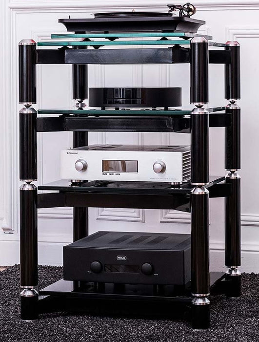 NORSTONE - SPIDER MODULE 1 - Meuble HiFi - Verre noir 9'' (Unité)