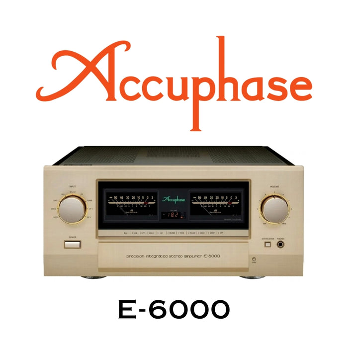 Accuphase E-6000 | Amplificateur stéréo intégré haute puissance 260W/Canal (Disponible Décembre 2026)