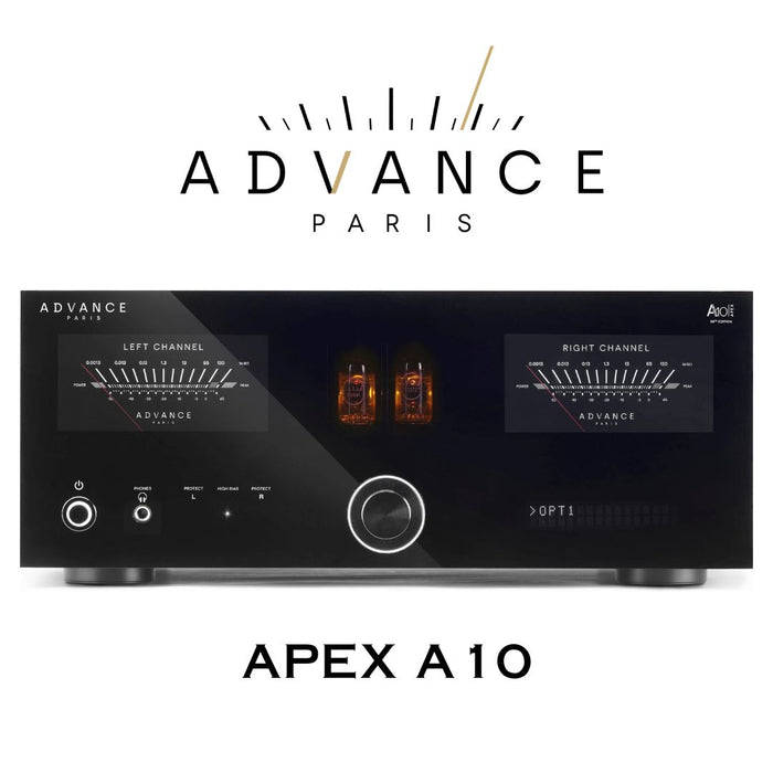 Advance Paris APEX A10 | Amplificateur stéréo haute-fidélité 2 x 130 watts.