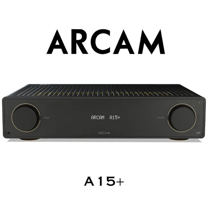 ARCAM A15+ | Amplificateur stéréo intégré 50Watts/Canal avec Bluetooth et Auracast