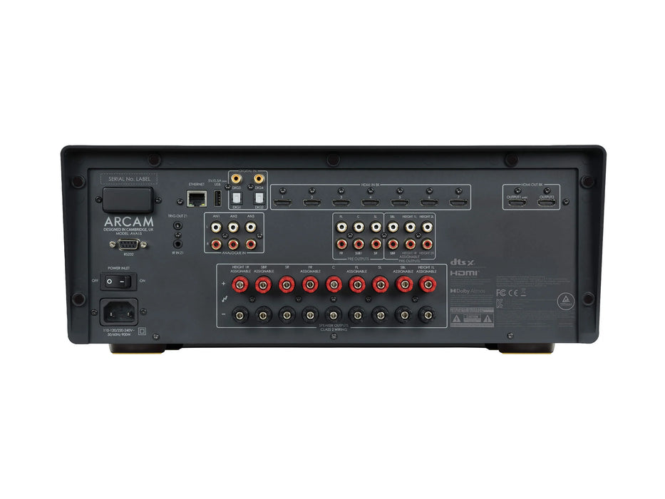 ARCAM AVA15 | Récepteur cinéma maison haute puissance 85Watts Classe D