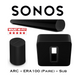 Sonos ARC + Era 100 (paire) + Sub 