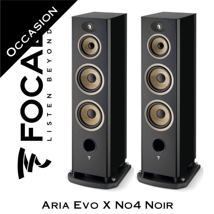Focal Aria Evo X No.4 - Enceintes de type colonne 3 voies (La paire) (Occasion, Noires)
