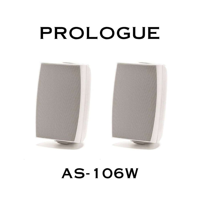 PROLOGUE AS-106W/B | Haut-parleur satellite, 6.5'', 8Ohms/70V, 50W (Paire)