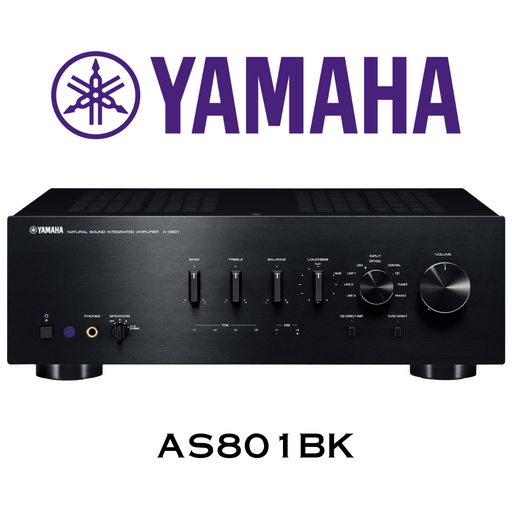 Amplificateur Yamaha AS801 : châssis haute rigidité, 100W/Canal