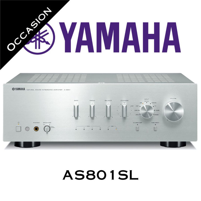 Yamaha AS801 Argent - Amplificateur stéréo intégré 100Watts/canal (Occasion)