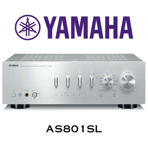 Amplificateur Yamaha AS801 : châssis haute rigidité, 100W/Canal