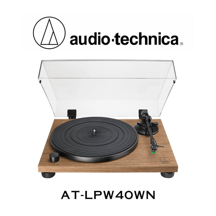 audio-technica AT-LPW40WN - Table tournante à entraînement par courroie entièrement manuel