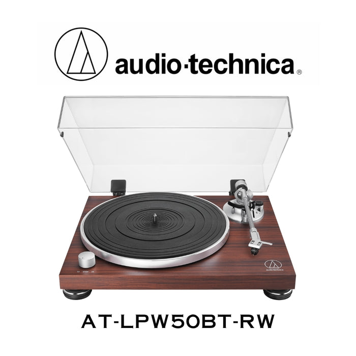 Audiotechnica AT-LPW50BT-RW - Table tournante automatique à entraînement par courroie (sans fil et analogique)