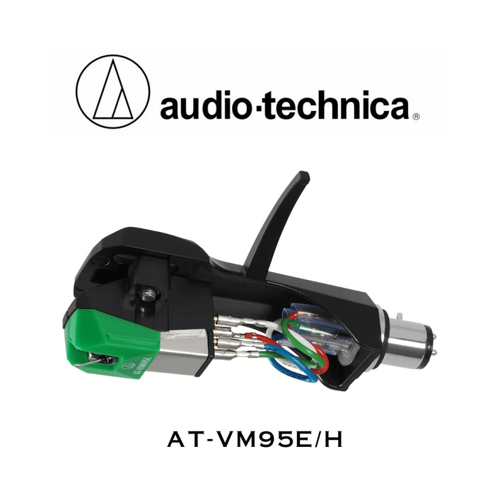 audio-technica AT-VM95E/H | Cartouche à double aimant mobile (MM) Aavec porte-cellule