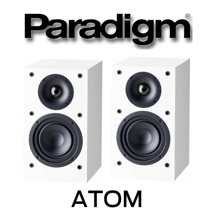 Paradigm ATOM - Les enceintes d'étagères ATOM de la nouvelle série Monitor SE sont élégants et abordables. Une introduction parfaite au monde de l’audio haute performance.(la paire)
