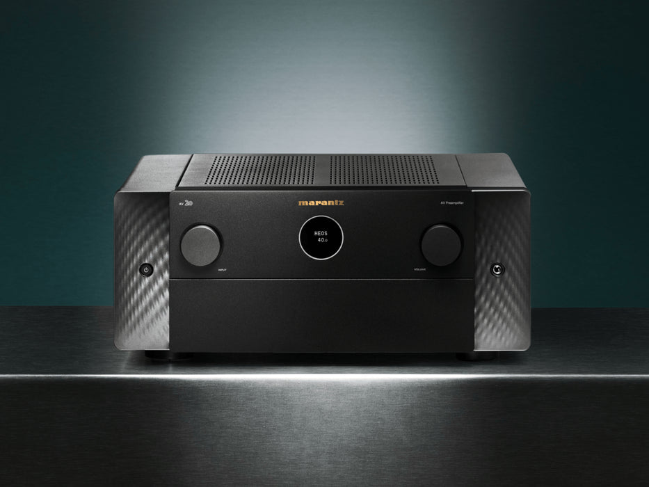 Marantz AV 20 | Préamplificateur AV symétrique de référence 13.4 canaux alimenté par HEOS