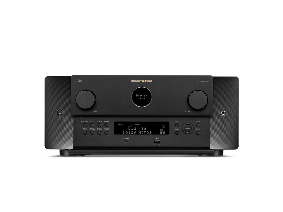 Marantz AV 20 | Préamplificateur AV symétrique de référence 13.4 canaux alimenté par HEOS