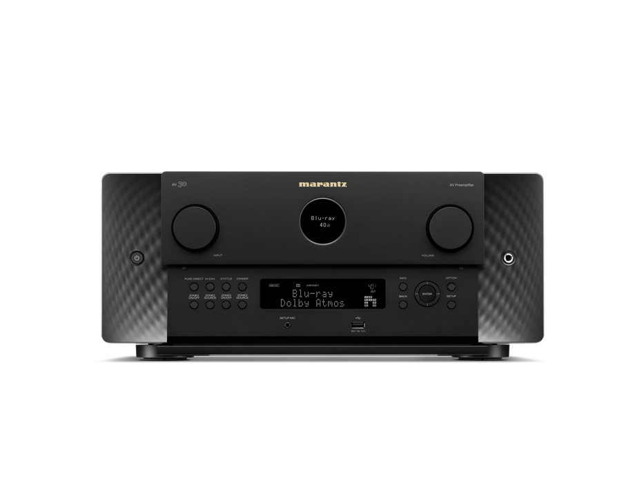 Marantz AV 30 | Préamplificateur AV symétrique de référence 11.4 canaux alimenté par HEOS