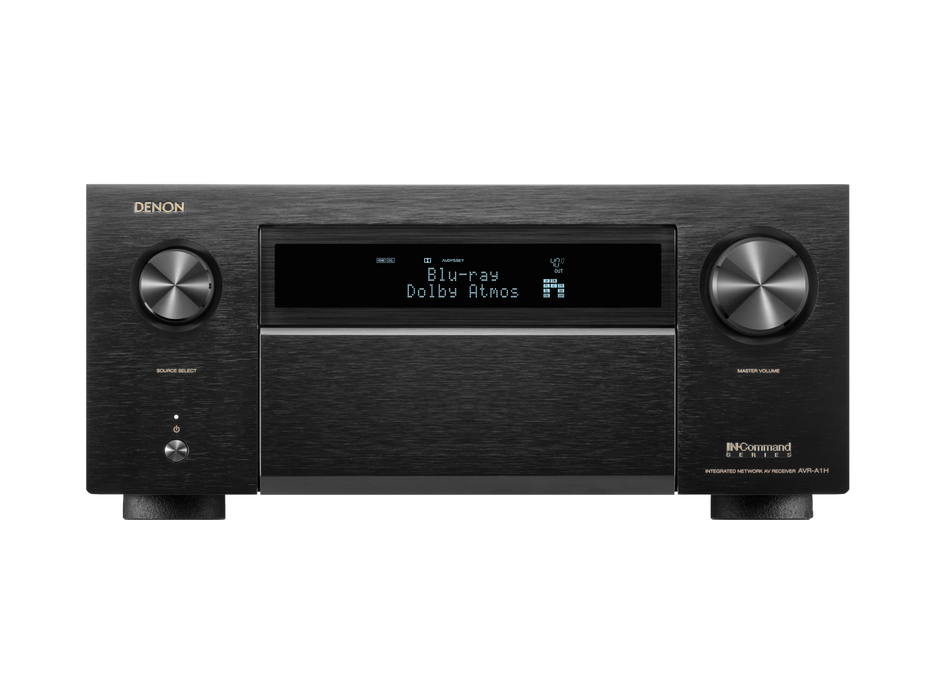 Denon AVR-A1H | Récepteur cinéma maison 15.4, 150Watts, 8K, HEOS