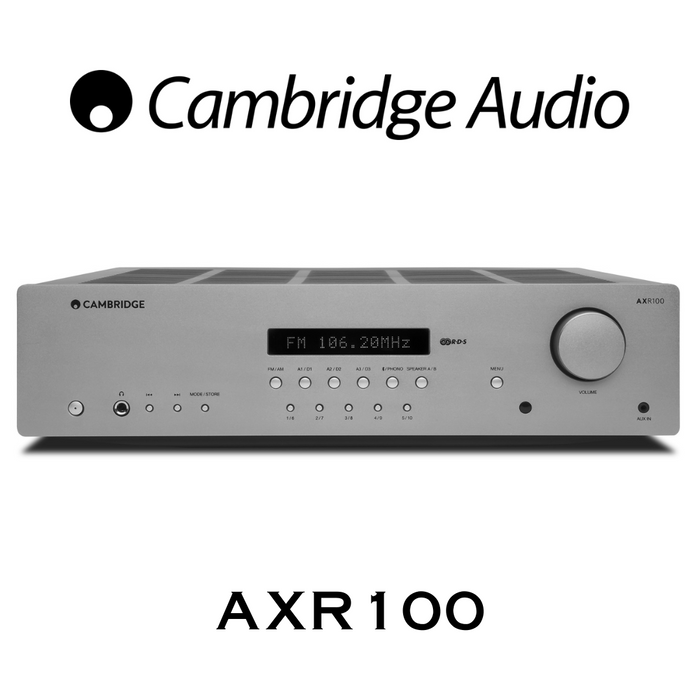 Cambridge Audio AXR100 - Récepteur stéréo 100 W/c, AM/FM, Bluetooth