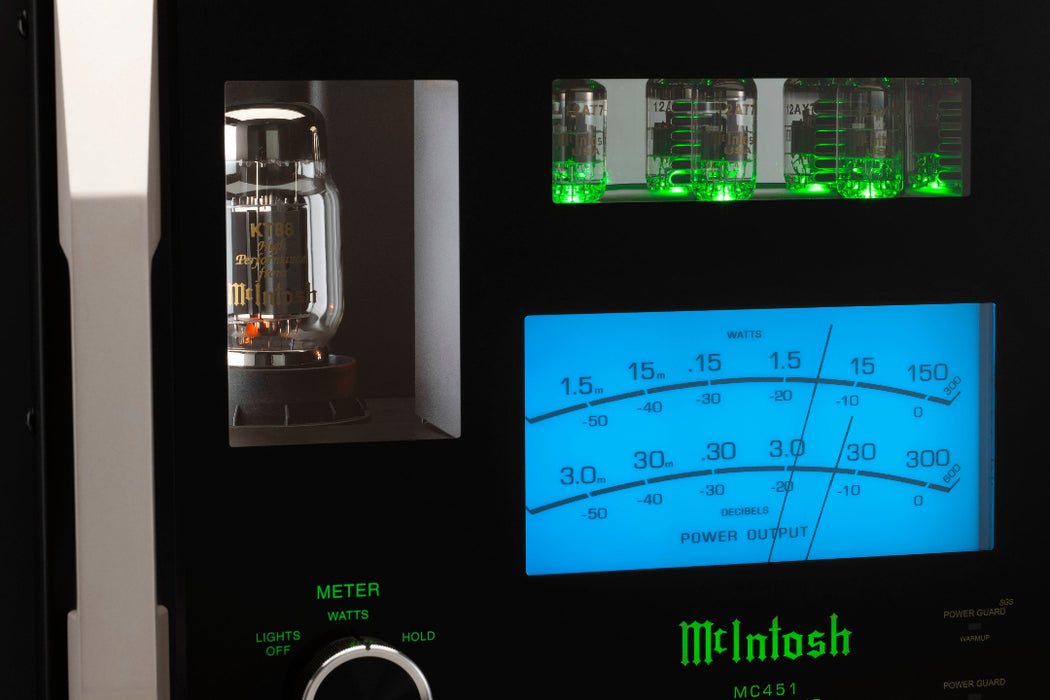 Ampli hybride McIntosh MC451 vumetre