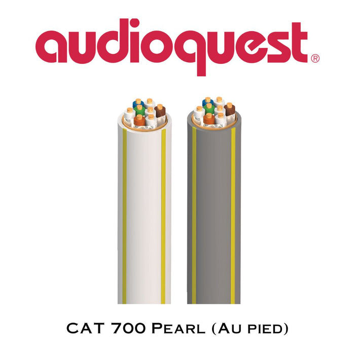 AudioQuest CAT 700 Pearl CL3/FT4 en vrac, conçu pour une installation murale (au pied)