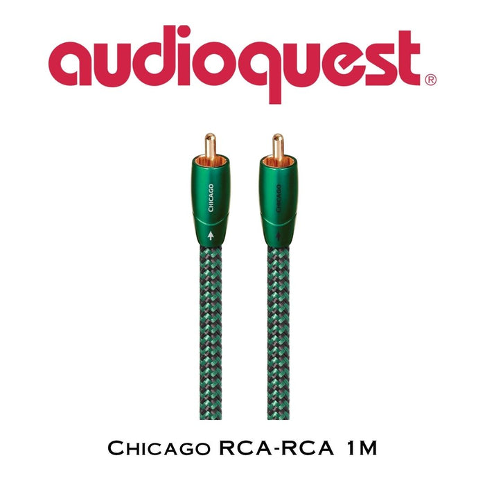 Audioquest Chicago | Câble Audio RCA-RCA Interconnexion (Paire)