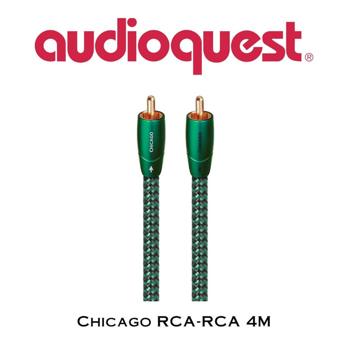 Audioquest Chicago | Câble Audio RCA-RCA Interconnexion (Paire)
