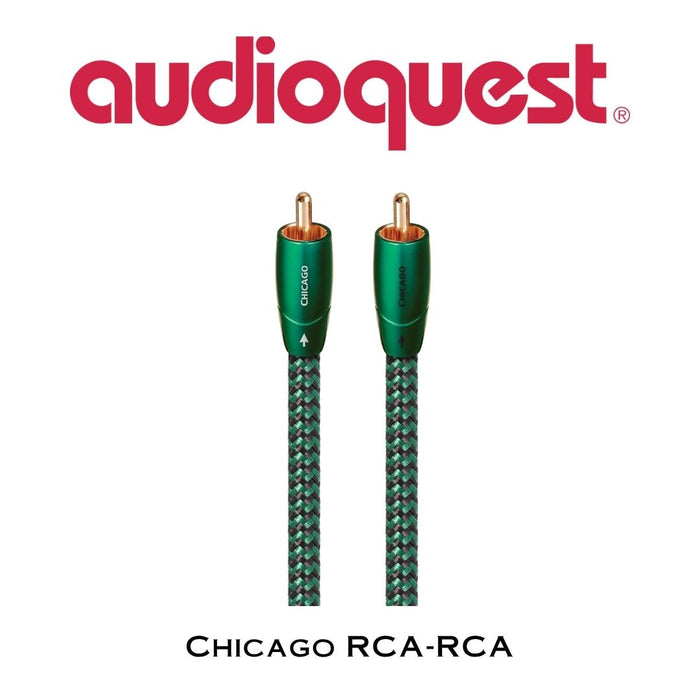 Audioquest Chicago | Câble Audio RCA-RCA Interconnexion (Paire)