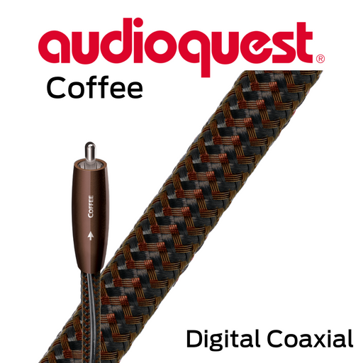 Audioquest Coffee - Câbles d'interconnection coaxial 72v DBS digital