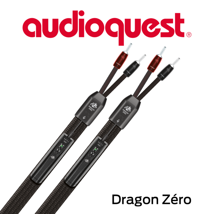AudioQuest Dragon Zéro - Câble à haut-parleurs calibre 10AWG 72v