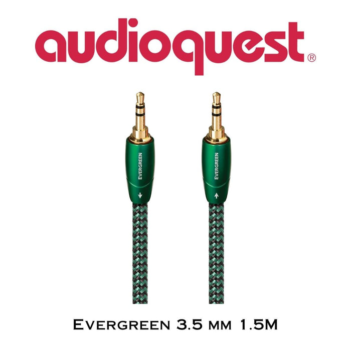 Audioquest Evergreen | Câble interconnexion stéréo 3.5mm Mini