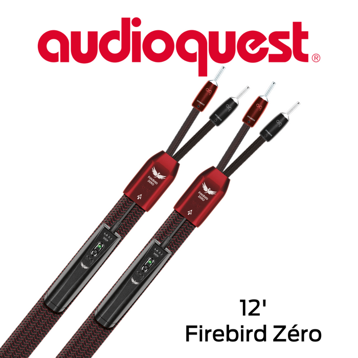 AudioQuest Firebird Zéro - Câble à haut-parleurs 10AWG 72v DBS (paire)