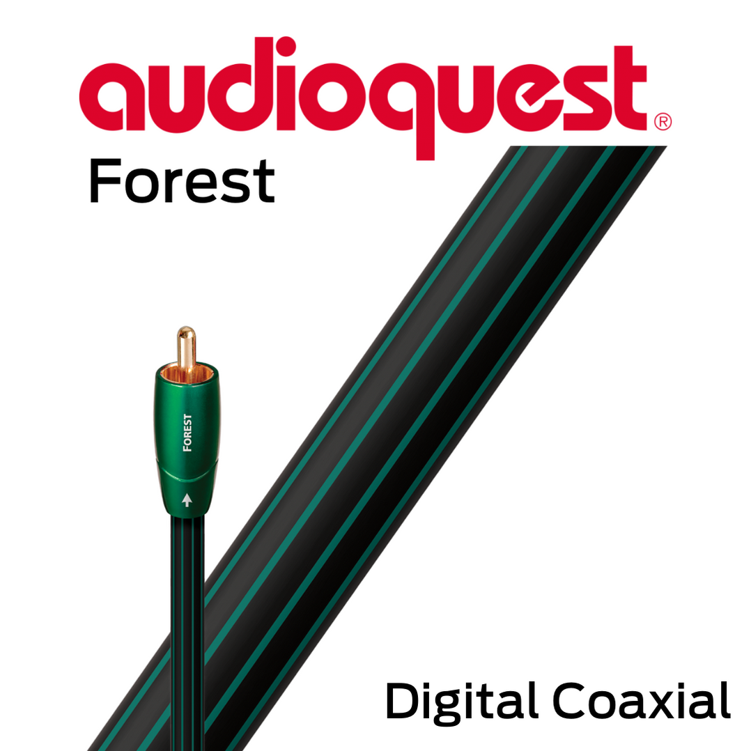 Audioquest Forest Câble interconnect coaxial/digital 24AWG 5 argent — https