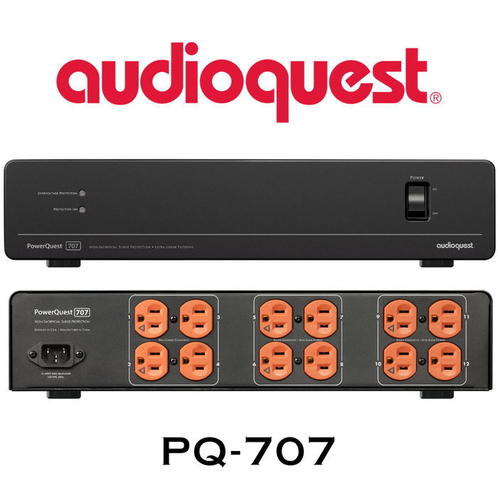 Audioquest PowerQuest PQ707 - Barre 12 prises-Correction 45AMP-PQ7152M